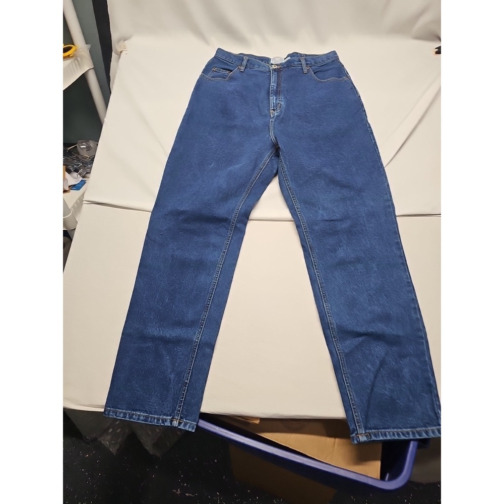 Carolina Blues Women Blue Vintage Tapered Denim Jeans High Rise Cotton Size 18wt - Picture 4 of 15